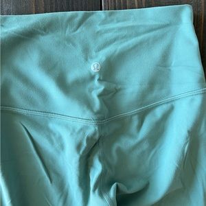 Cropped Seafoam Green lululemon Align Leggings
